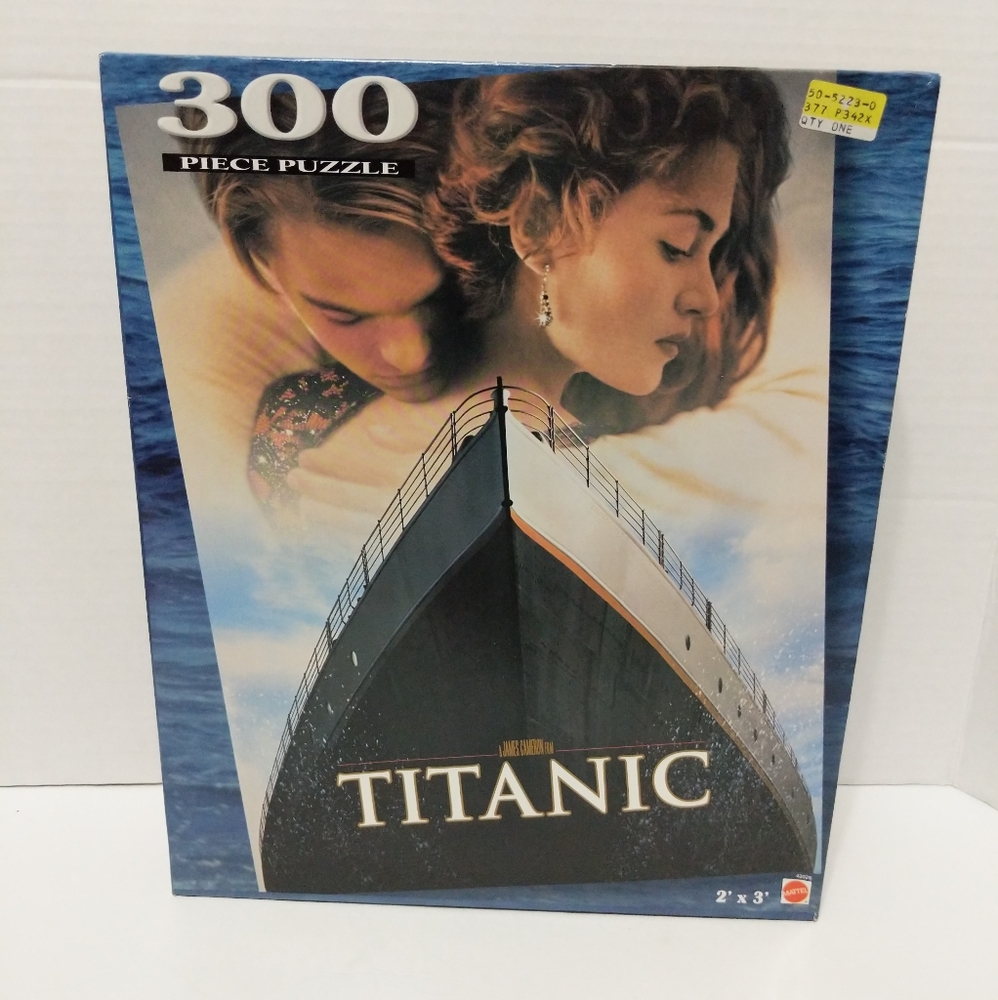 Vintage Titanic Movie Poster 300 Piece Puzzle